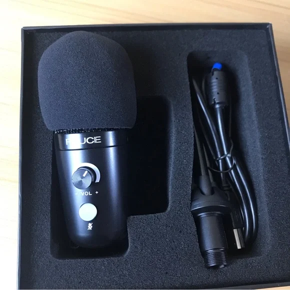 FDUCE Condenser USB Plug & Play Microphone Professional Studio PC Mic w/ Tripod